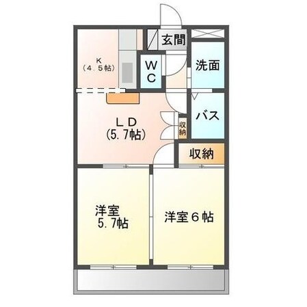 中村公園駅 バス20分  大治浄水場下車：停歩2分 2階の物件間取画像